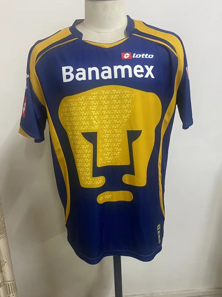 AAA Quality Pumas UNAM 08/09 Away Dark Blue Soccer Jersey